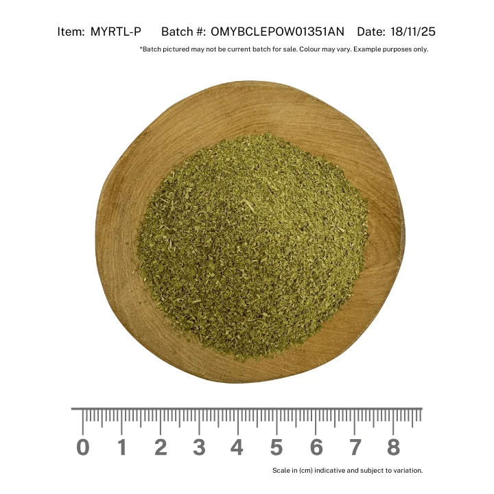 Myrtle Leaf Powder (Lemon) Organic - Image 2