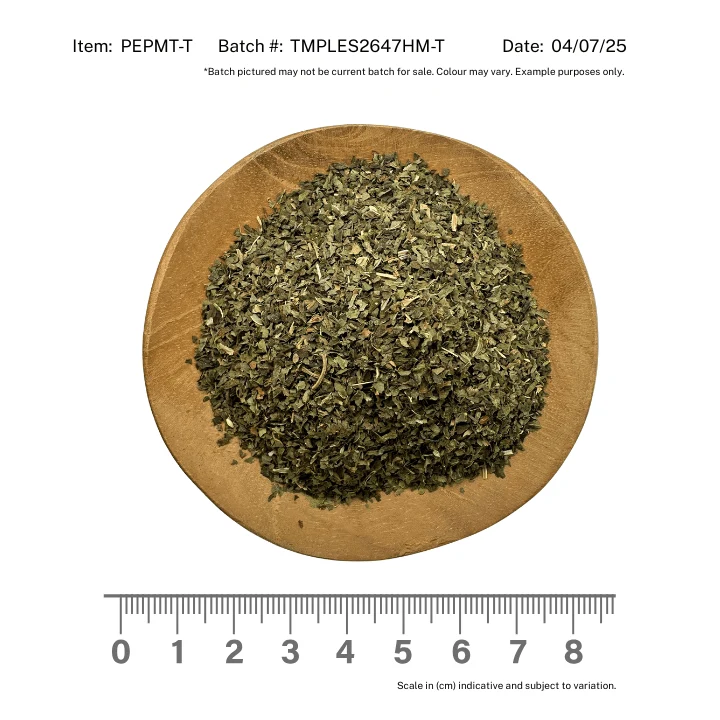 Peppermint Leaf Teabag Cut - Image 2