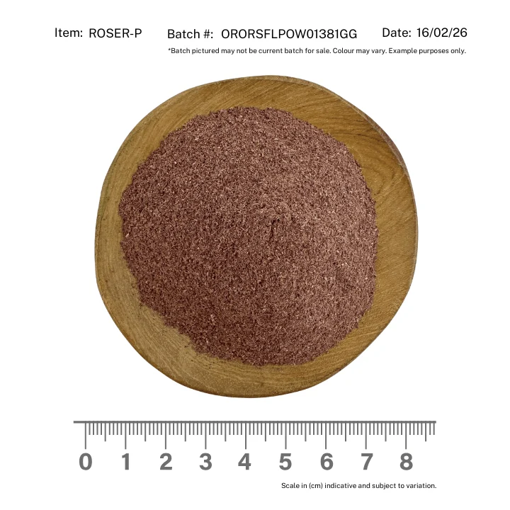 Rose Petal Powder RED Organic - Image 2